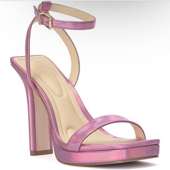 Jessica Simpson Shoes - Jessica Simpson Women Adonia Ankle Strap Sandals US 9.5M Light Pink High Heel